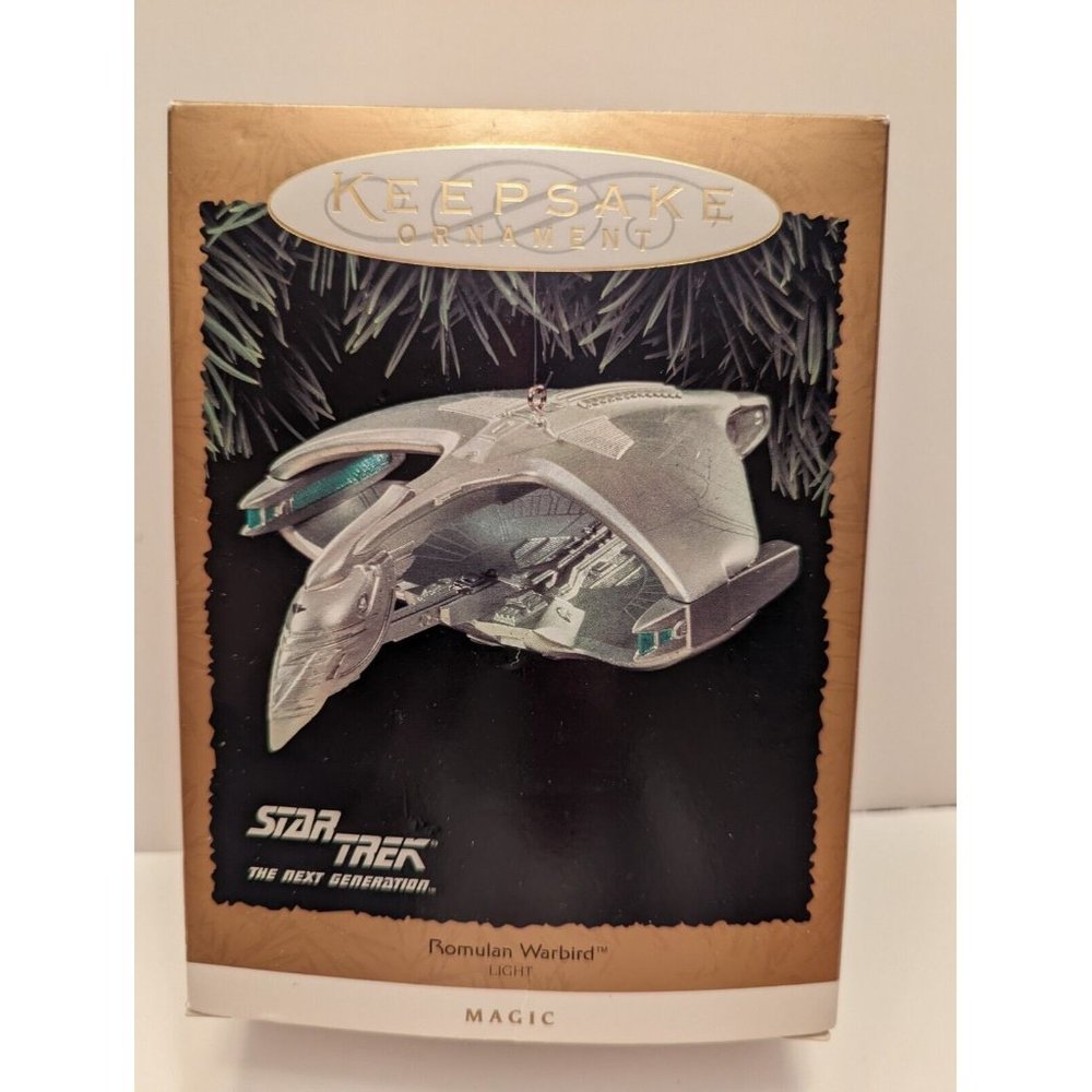 Vintage Hallmark Keepsake Ornament Star Trek The Next Generation Romulan Warbird